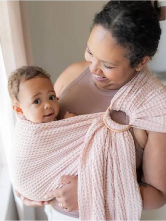 Loveheld Other - Loveheld waffle ring sling - pink “Emmy”